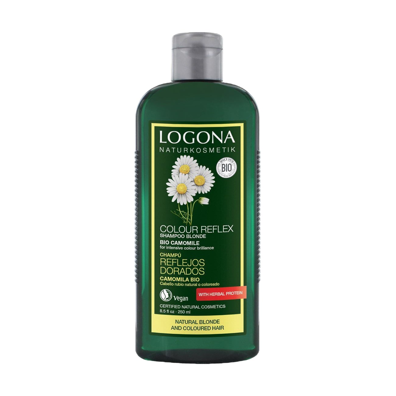 Шампунь Logona Hair Care Color Care Shampoo для фарбованого світлого волосся, 250 мл