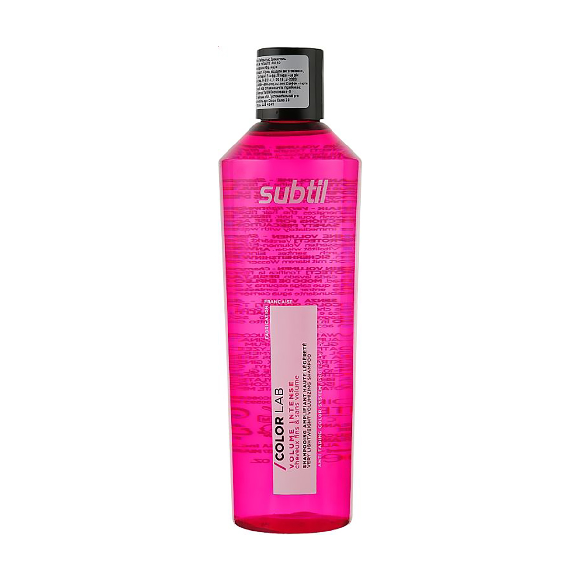 Шампунь Subtil Color Lab Volume Intense Very Lightweight Volumizing Shampoo для тонкого волосся, 300 мл